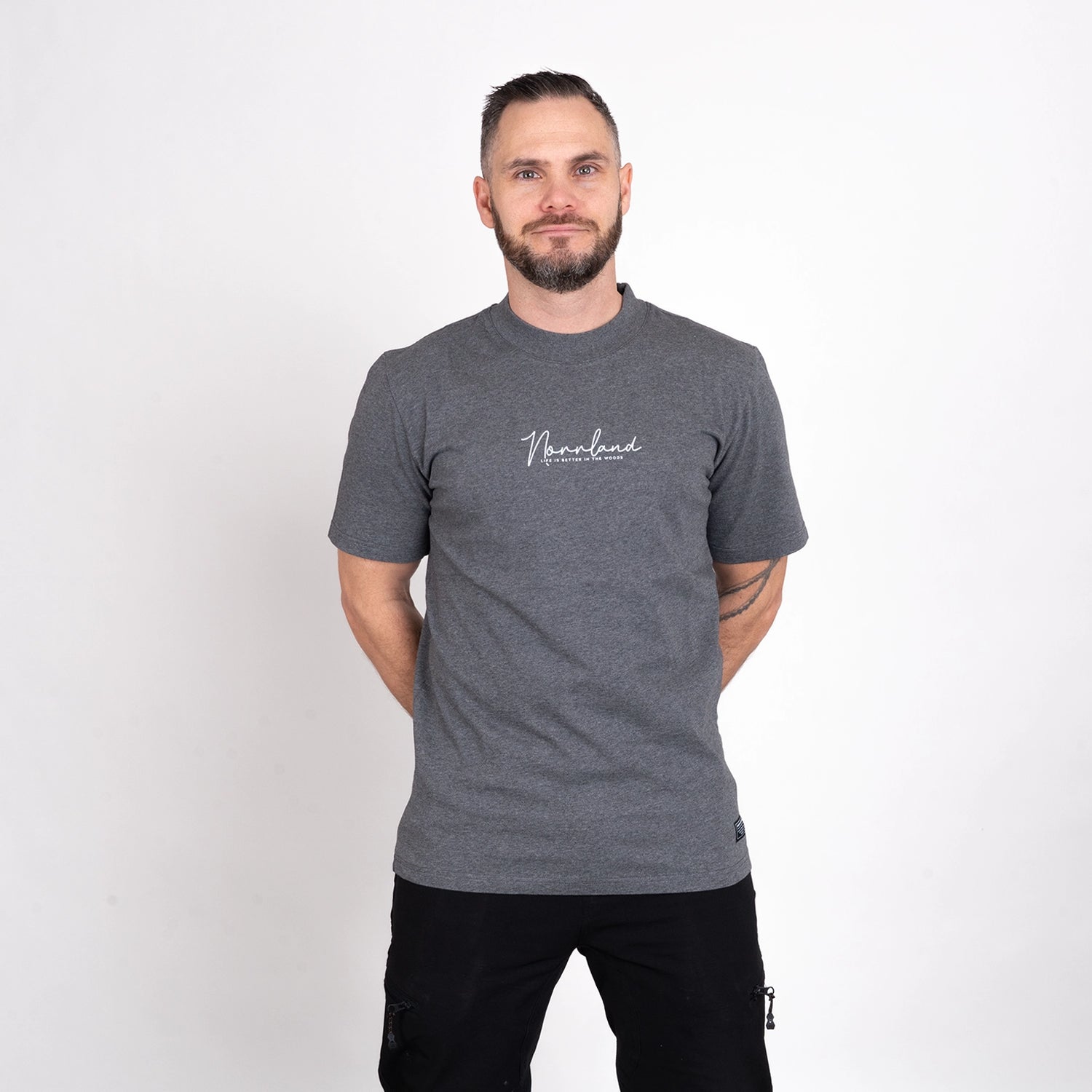 LIFE T-SHIRT - CHARCOAL