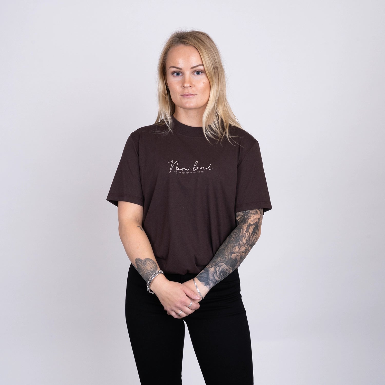 LIFE T-SHIRT - JAVA BROWN