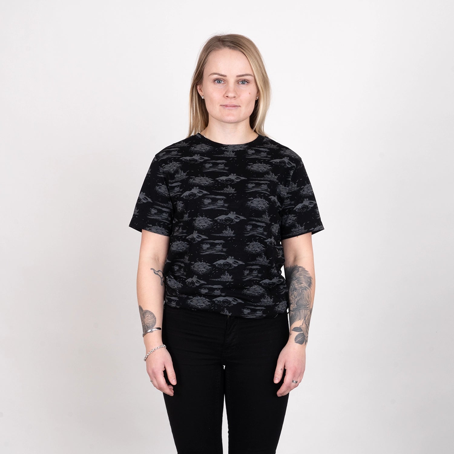 MOOMIN T-SHIRT - MOOMIN GREY/BLACK
