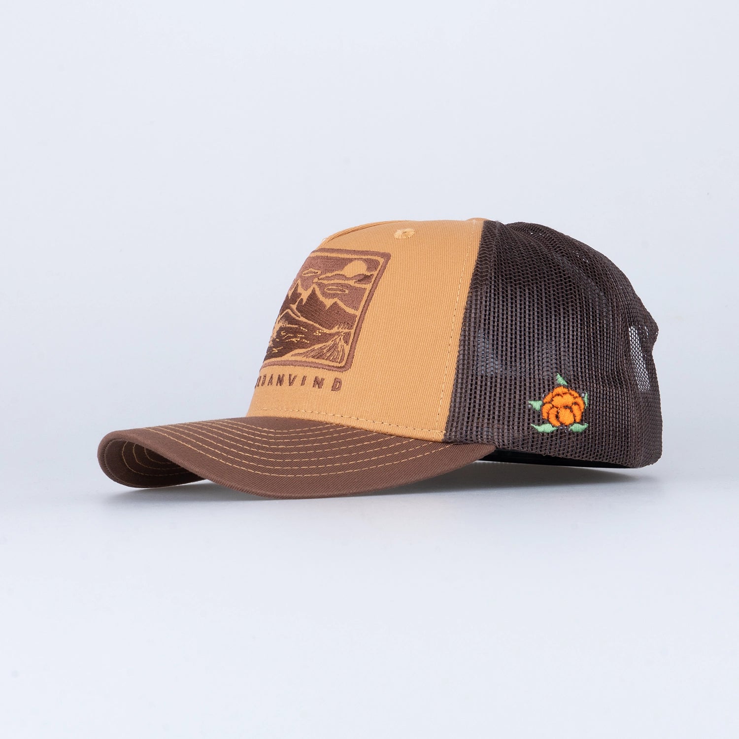 NORDANVIND TRUCKER KEPS - HOOKED BROWN