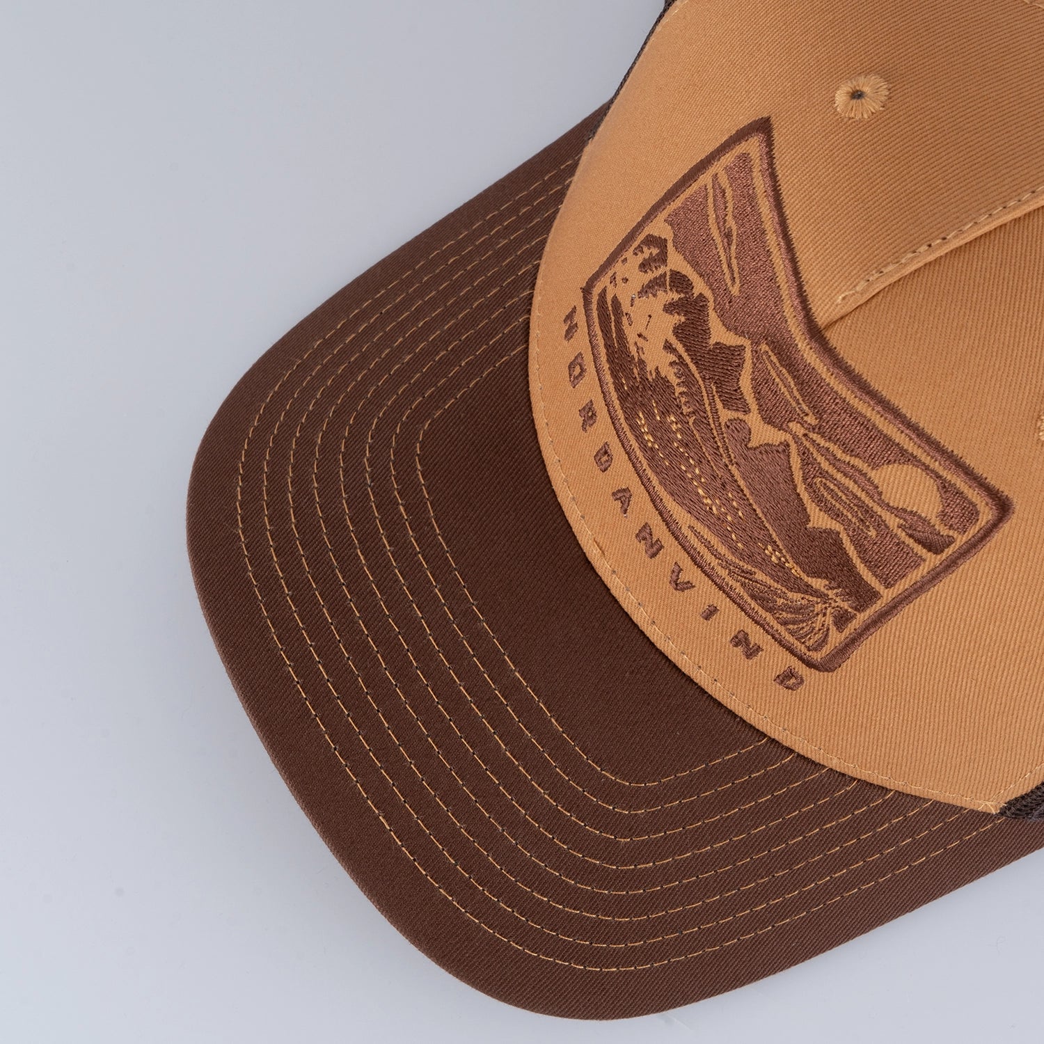 NORDANVIND TRUCKER KEPS - HOOKED BROWN