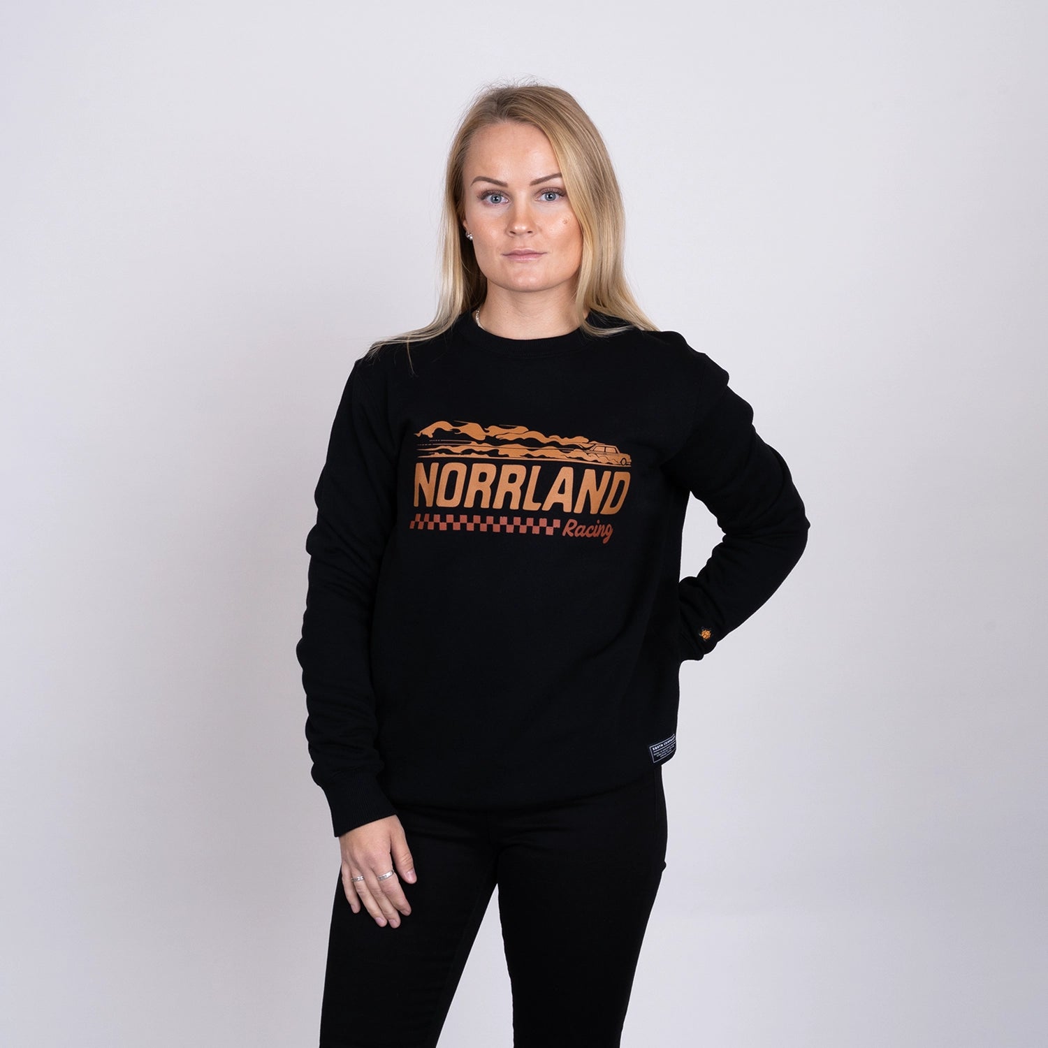 NORRLAND RACING CREWNECK - BLACK