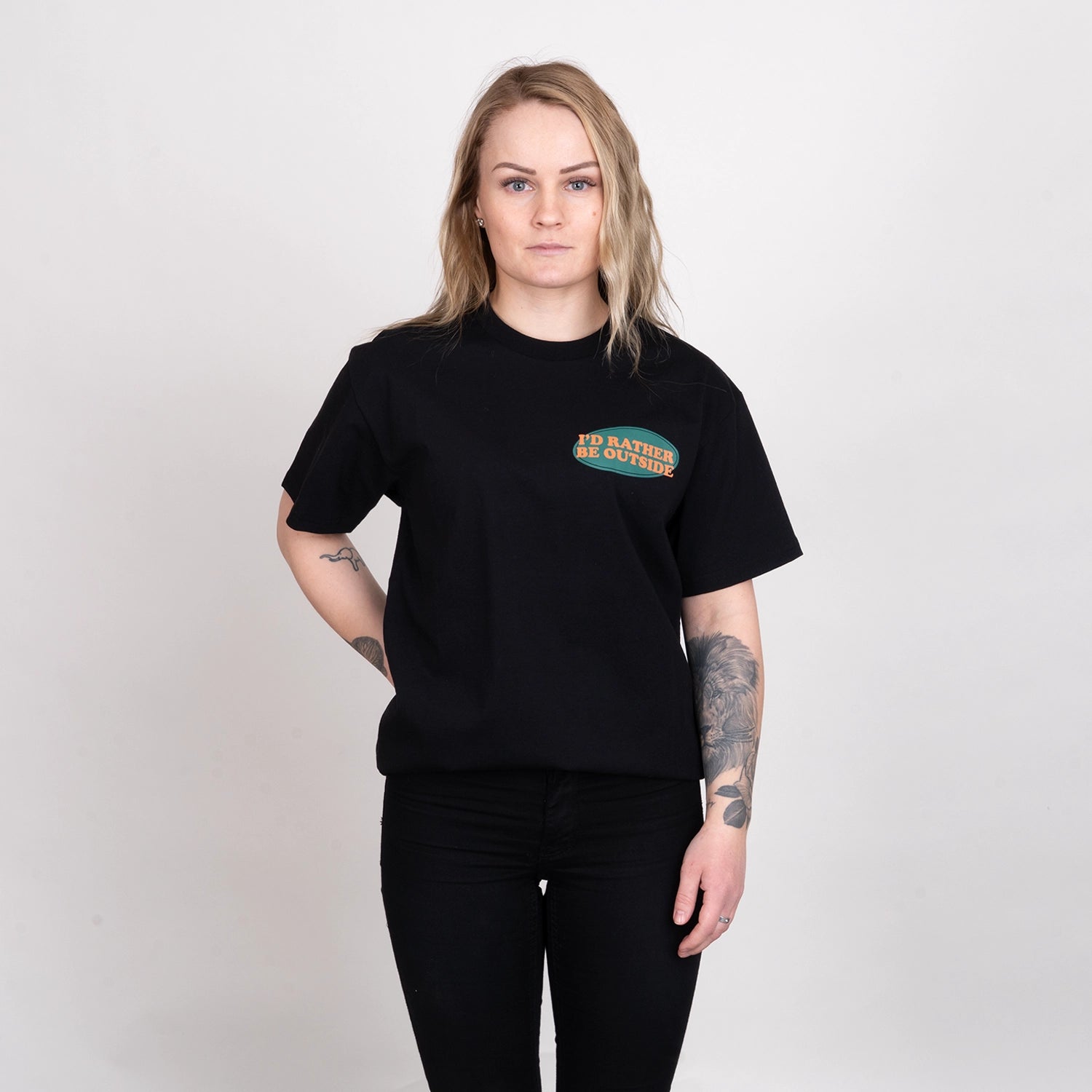 RETRO T-SHIRT - BLACK