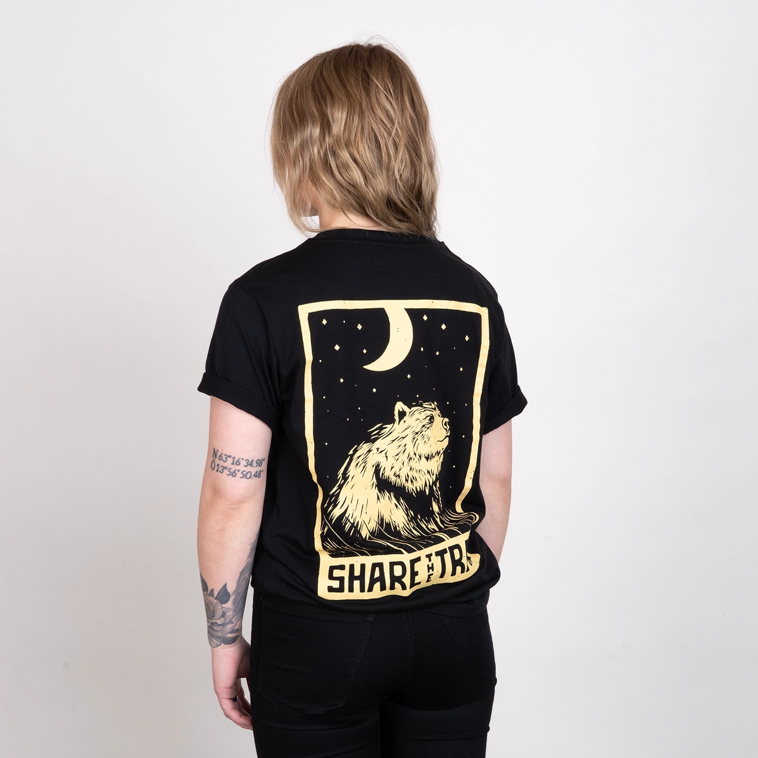 SHARE T-SHIRT - BLACK