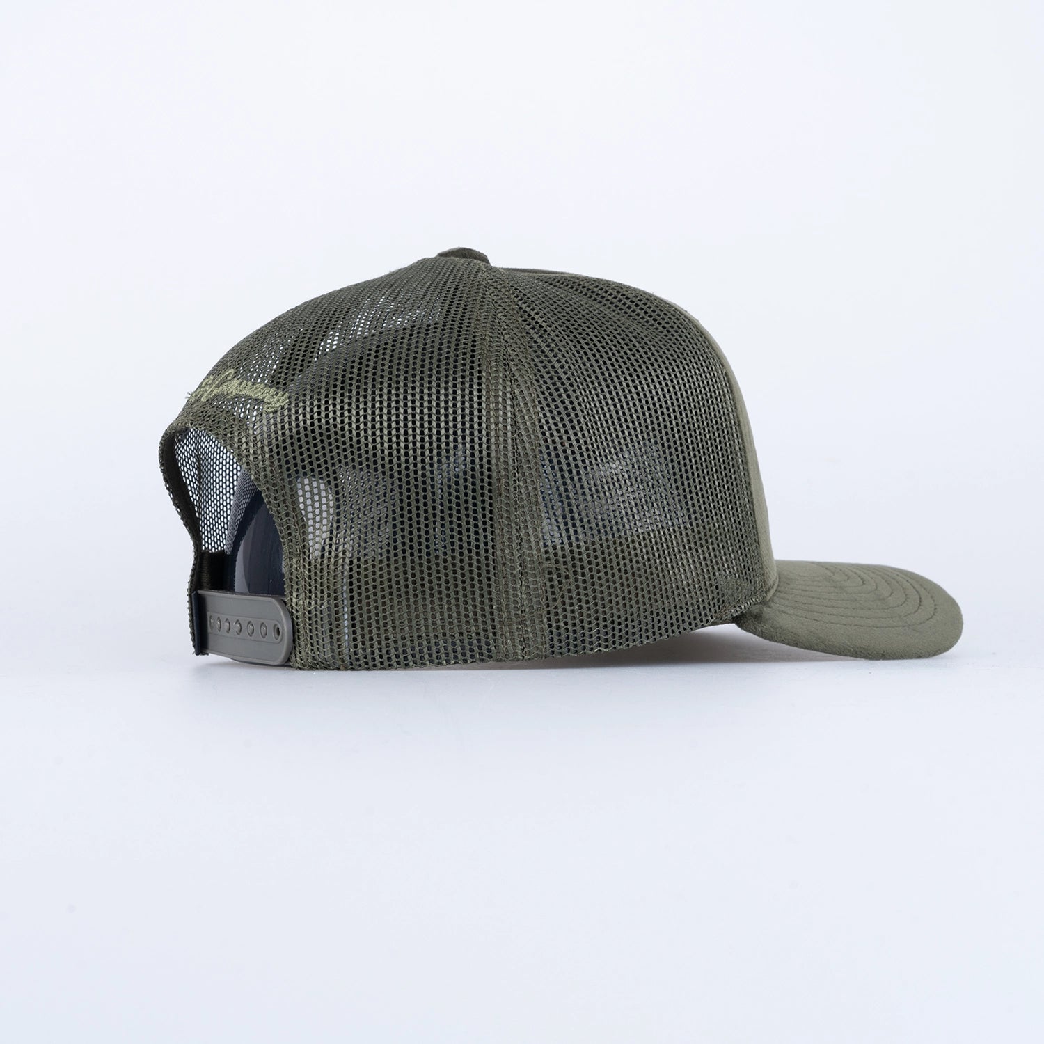 SKOGEN VELVET TRUCKER CAP - OLIVE