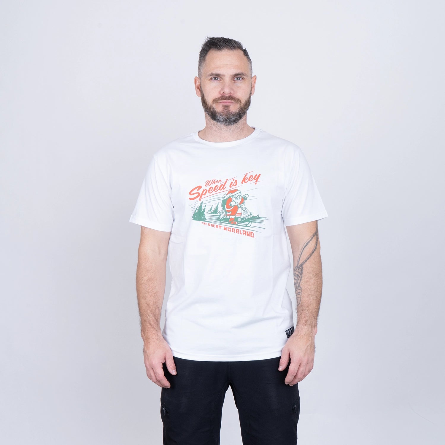 SPEED IS KEY T-SHIRT - WHITE
