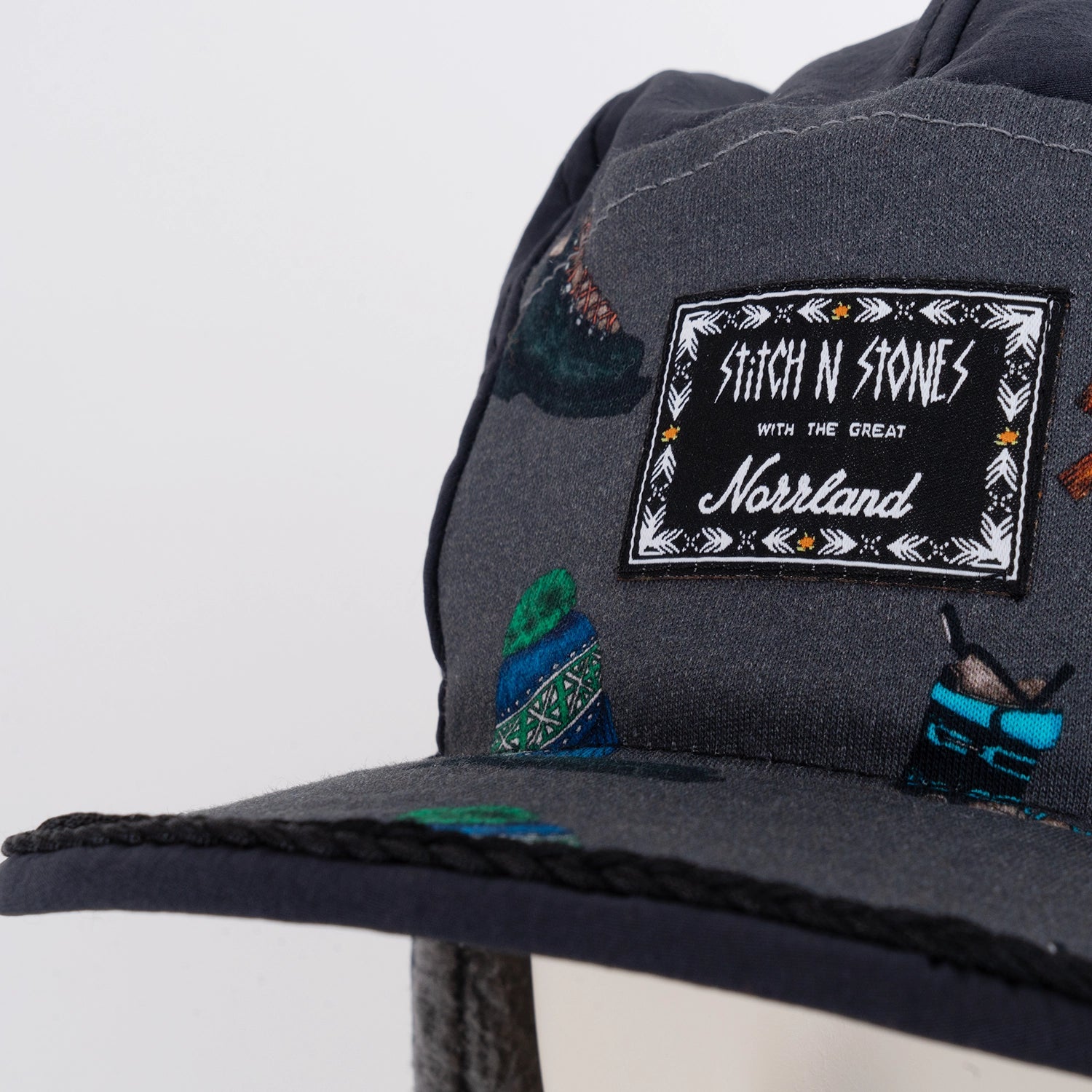 1965 TRUCKER CAP - HOOKED ÖIK BLACK