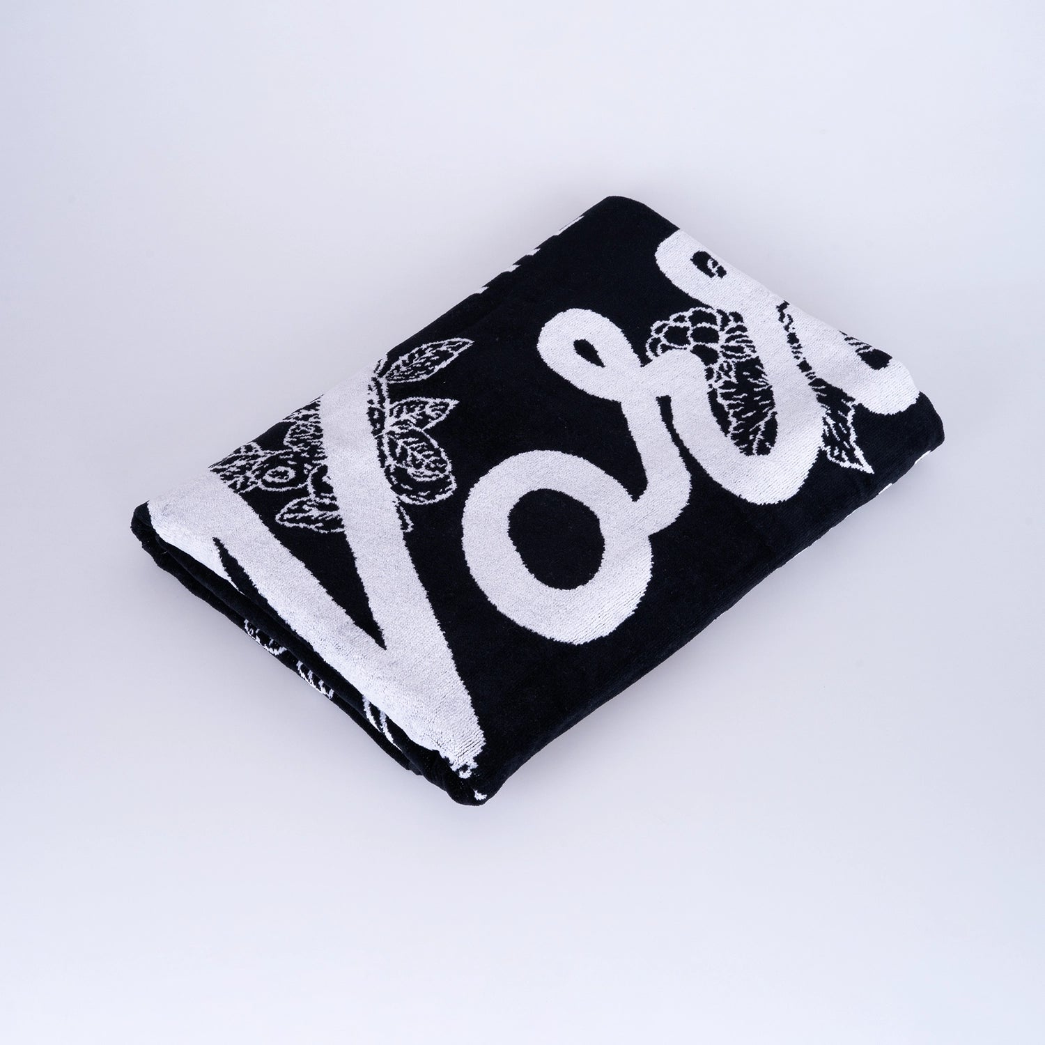 TGN BEACH TOWEL - BLACK