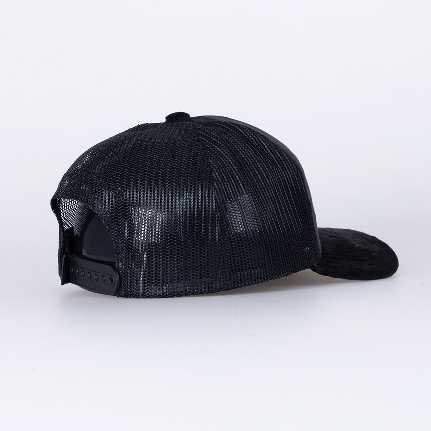 TREPARTSSAMTAL VELVET TRUCKER KEPS - BLACK