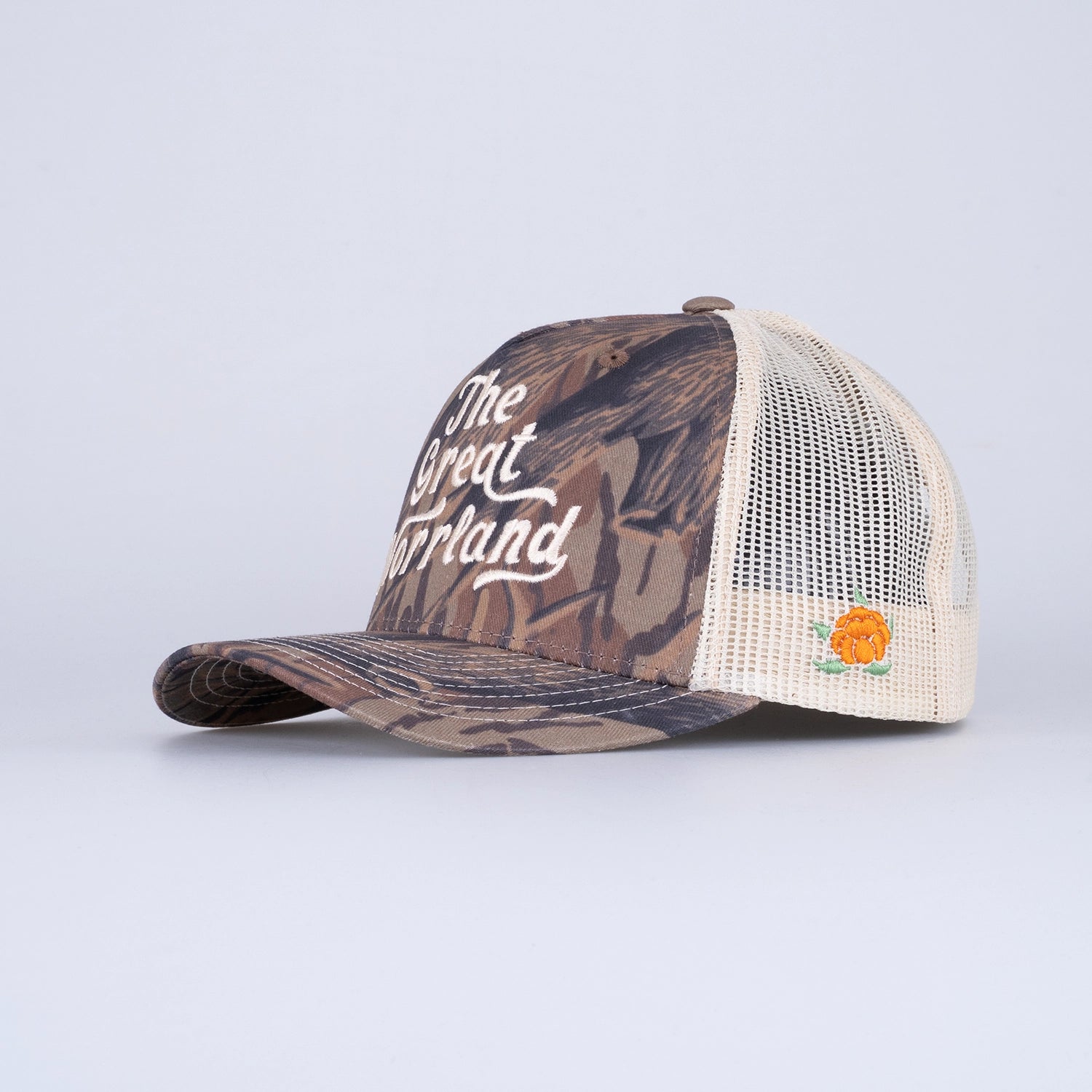 WORDMARK TRUCKER KEPS - TREE CAMO