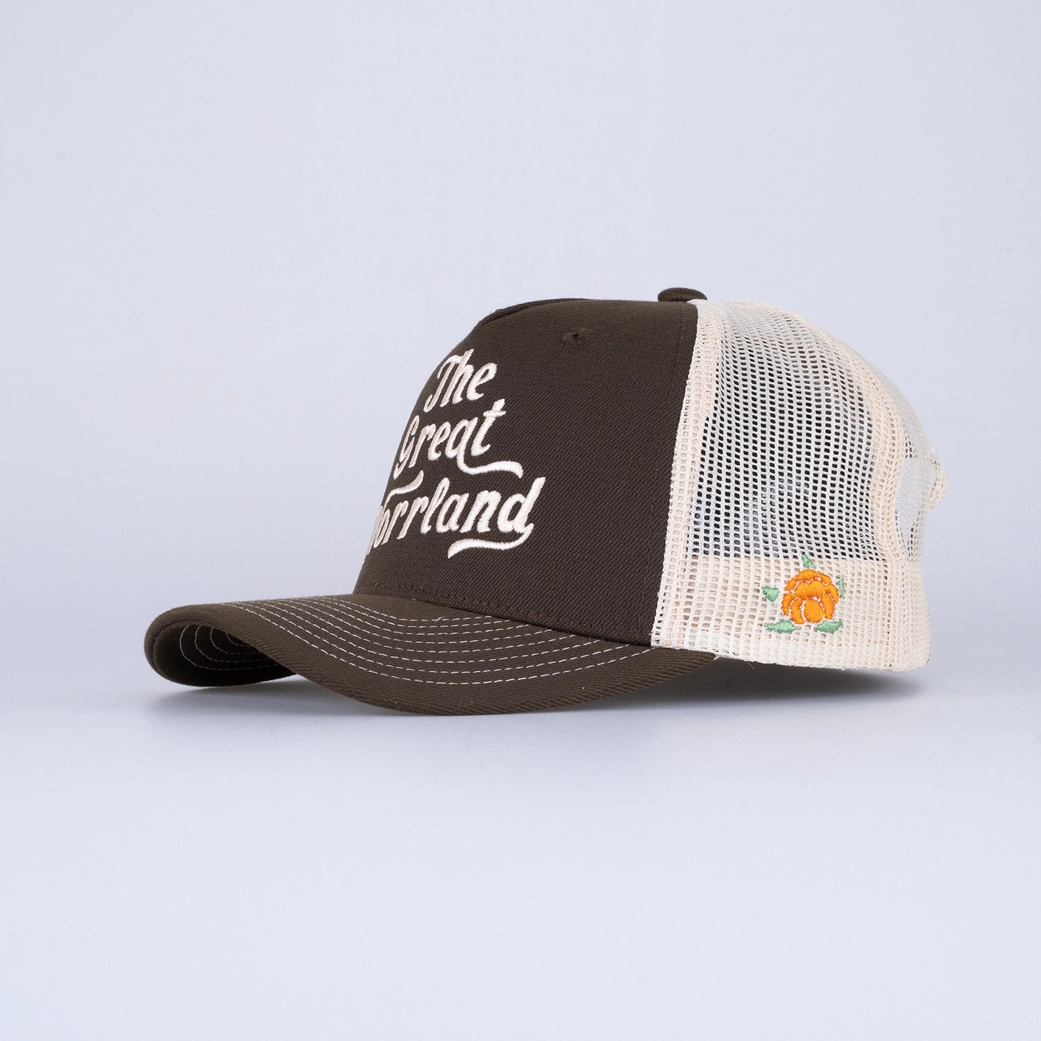 WORDMARK TRUCKER KEPS - DARK MASH