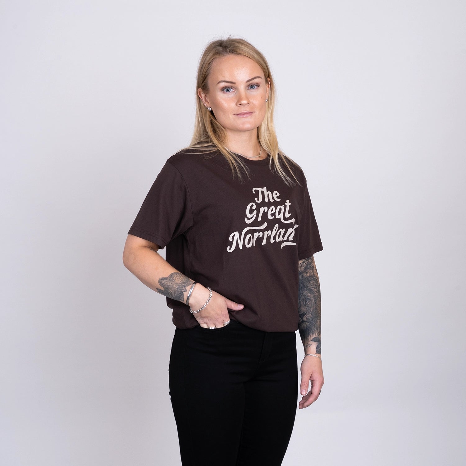 GREAT NORRLAND T-SHIRT - CHARCOAL