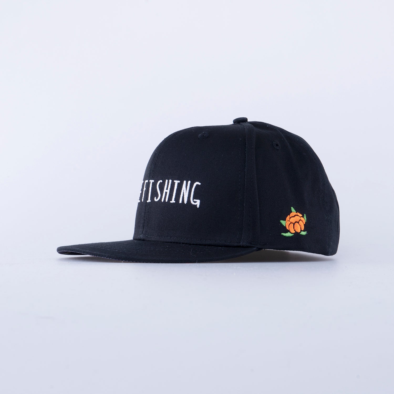 GONE FISHING CAP - BLACK