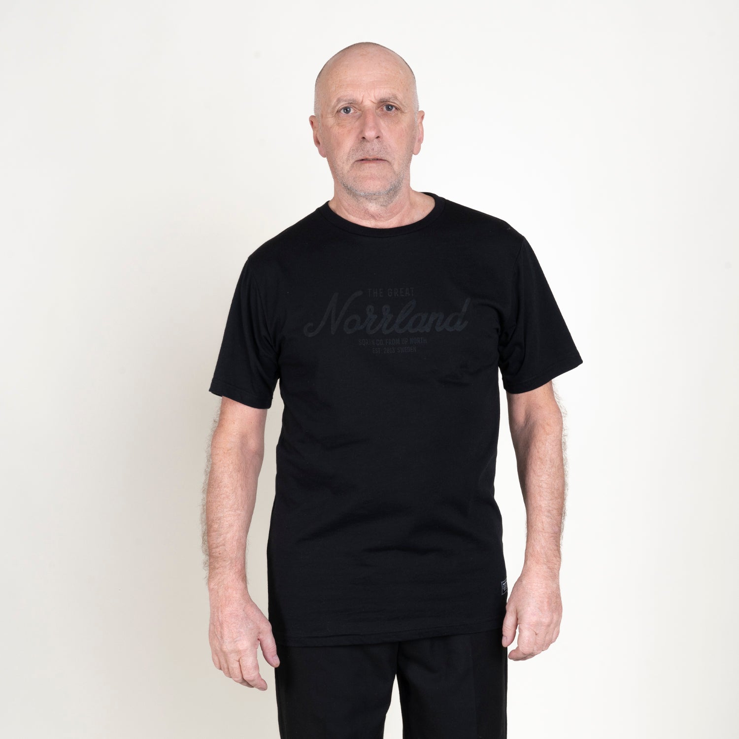 GREAT NORRLAND T-SHIRT - ALL BLACK