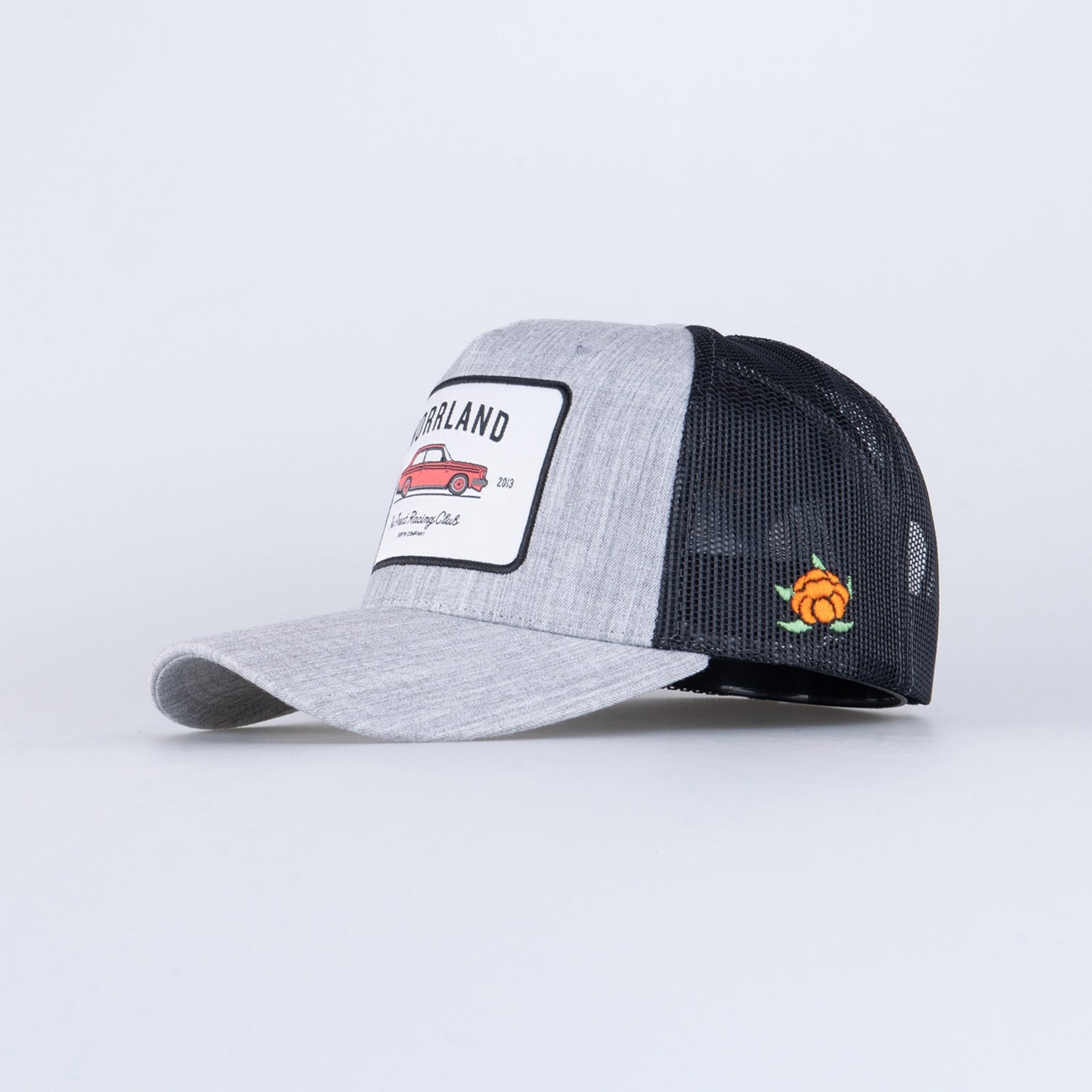 RACING TRUCKER CAP - HOOKED GREY